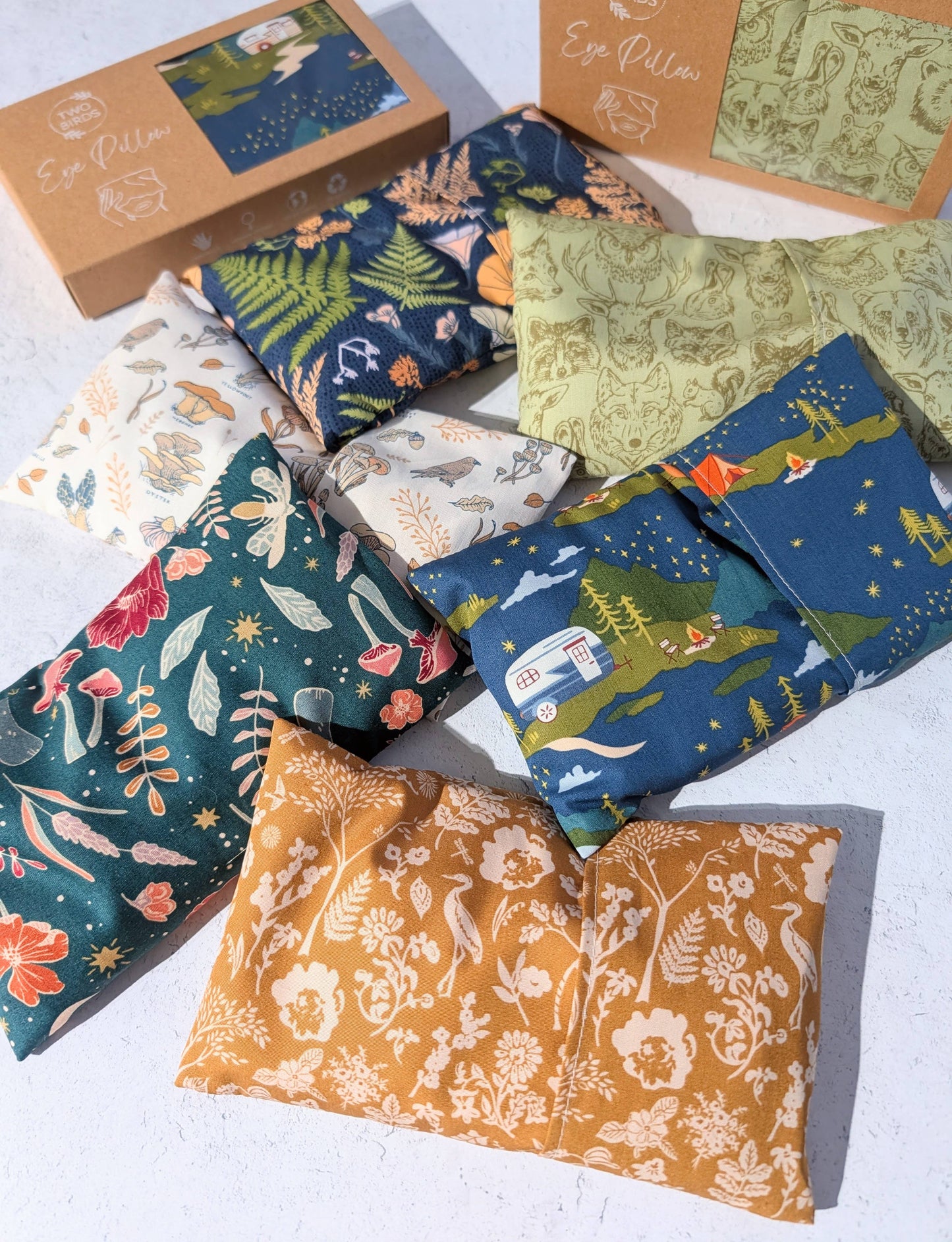 Weighted Aromatherapy Eye Pillow - Wildlife Buddies: Lavender