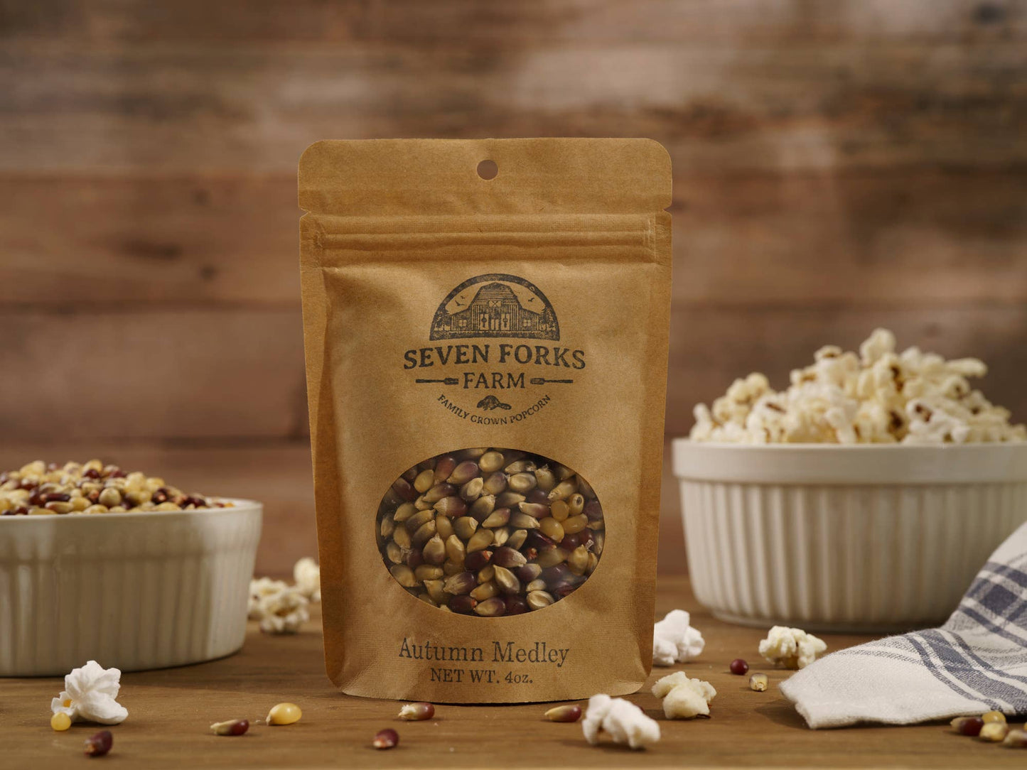 Variety Pack 4oz. bags of Family Grown Popcorn