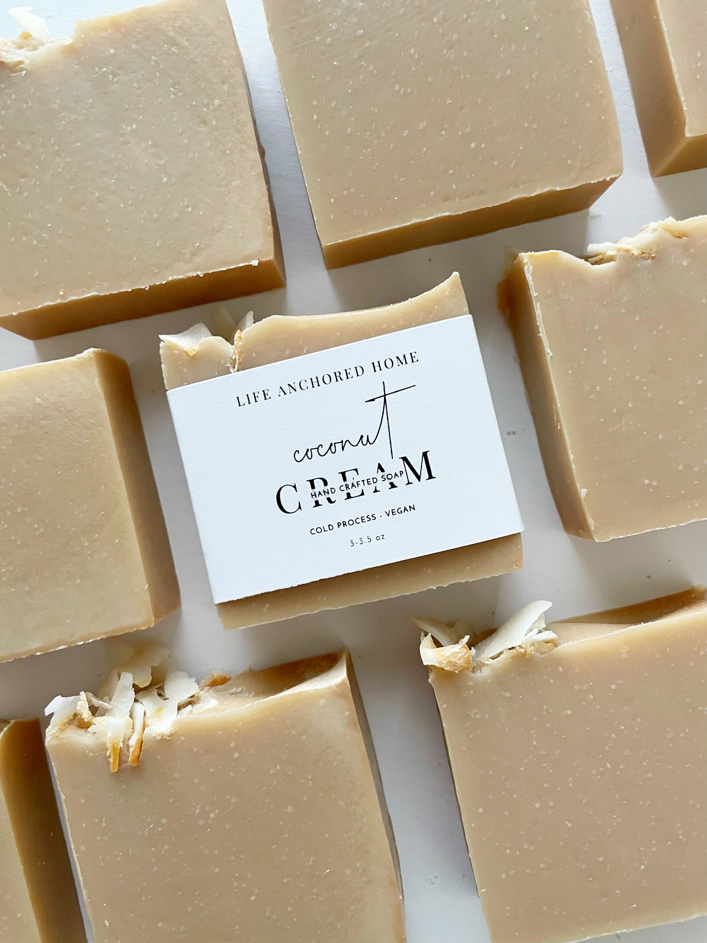Coconut Cream Cold Process Soap