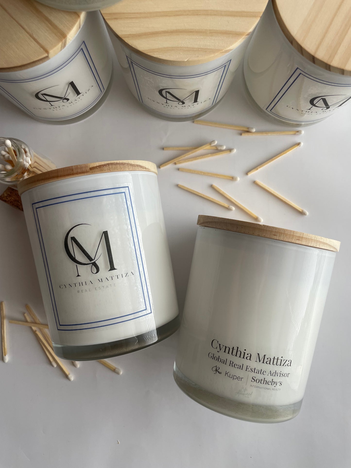 Custom Branded Soy Candle with Logo