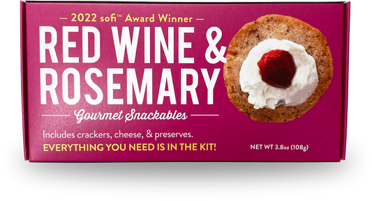 Snackable Red Wine & Rosemary