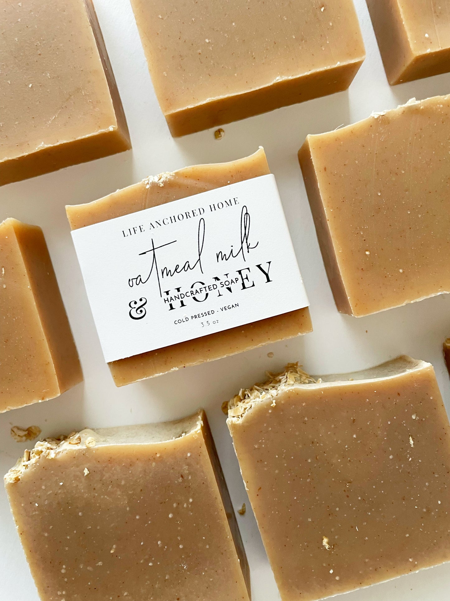 Oatmeal Milk & Honey Cold Process Soap
