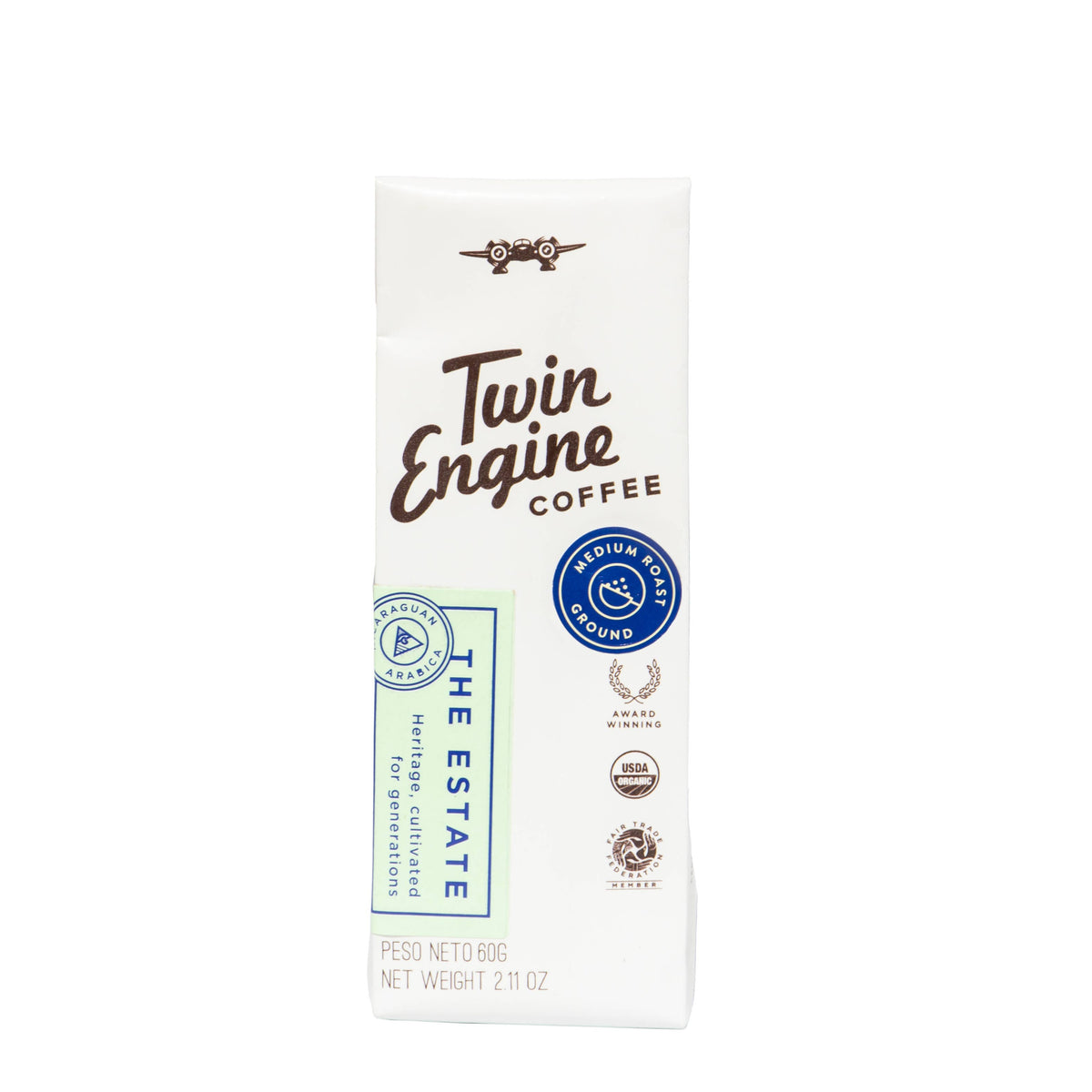 Traveler 1-Pot Organic Specialty Fair Coffee / The Estate: Medium Roast