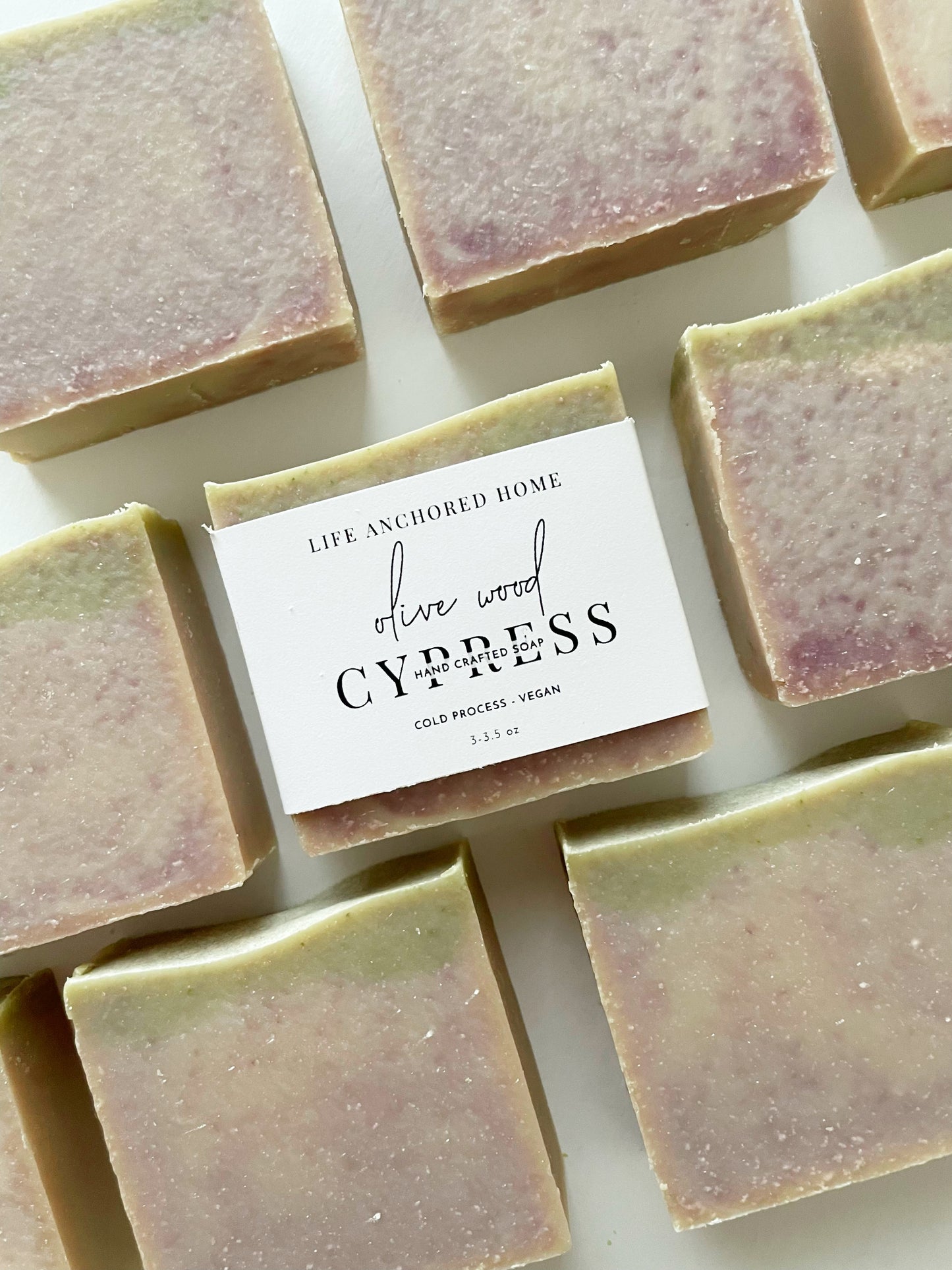 Olive wood & Cypress Cold Process Soap