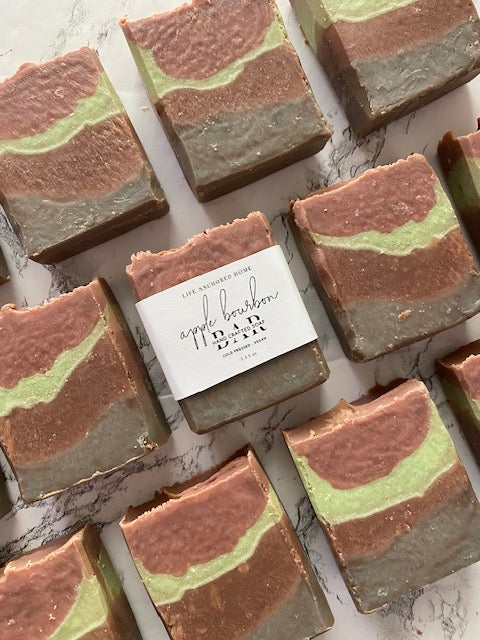 Apple Bourbon Cold Process Soap