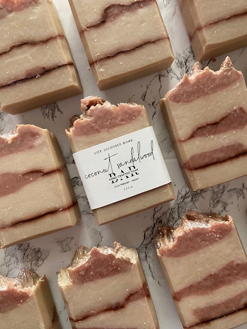 Coconut Sandalwood Cold Process Soap