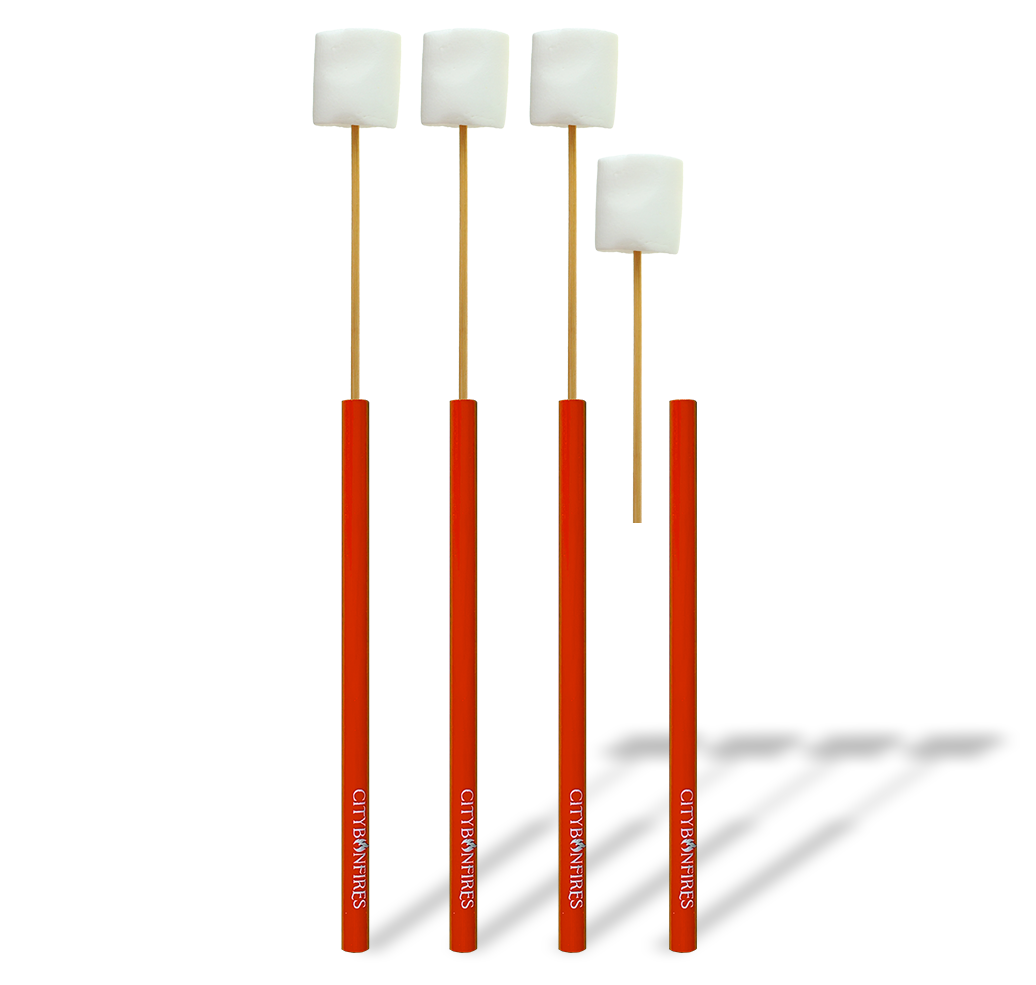 Skewers 4 Pack – Marshmallow Roasting Sticks - Reusable