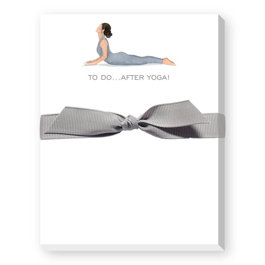 TO DO AFTER YOGA MINI NOTEPAD: YOGA MAT