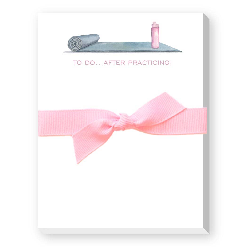TO DO AFTER YOGA MINI NOTEPAD: YOGA MAT