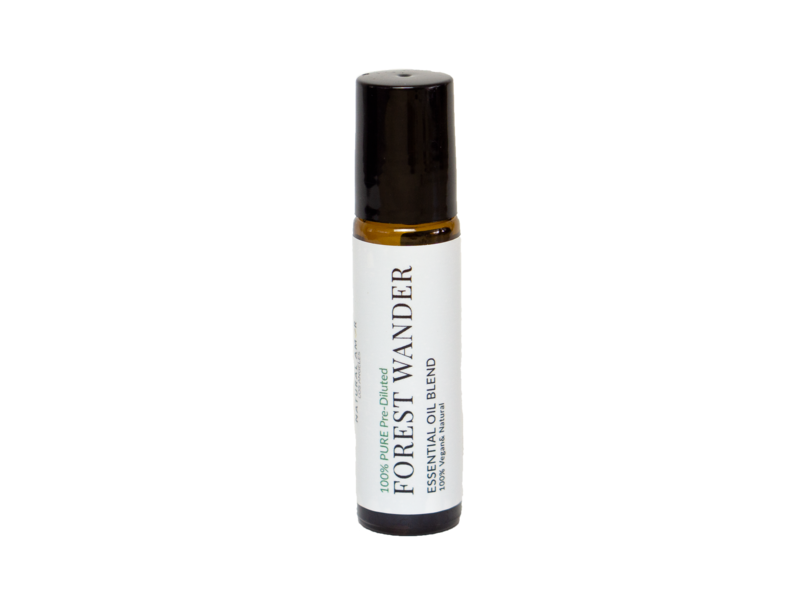 All Natural Essential Oil Blend Roller -Roll on Aromatherapy: Forest Wander