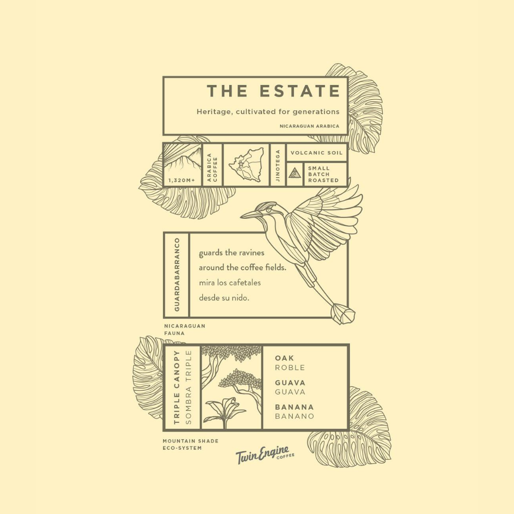The Estate 14.1 oz (400g) Medium Whole Bean