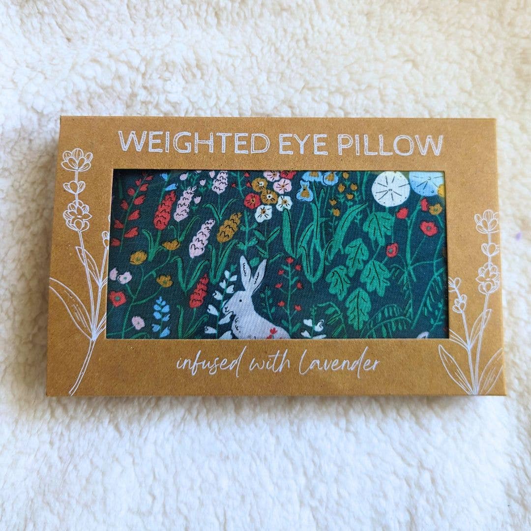 Weighted Aromatherapy Eye Pillow - Rabbit Grove: Lavender