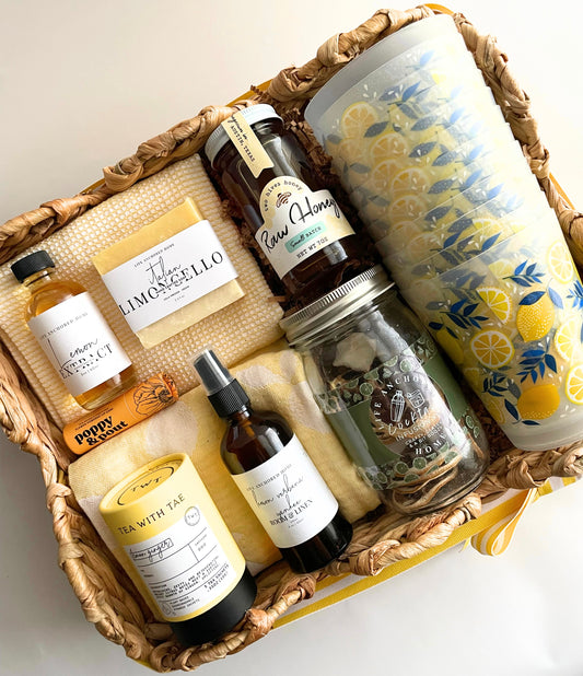 Italian Limoncello Summer Gift Basket | Citrus Hostess & Client Gift