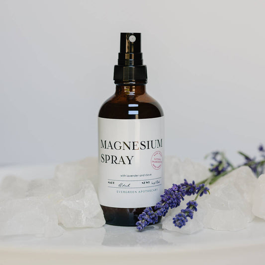 Magnesium Spray, 4oz, Glass Jar