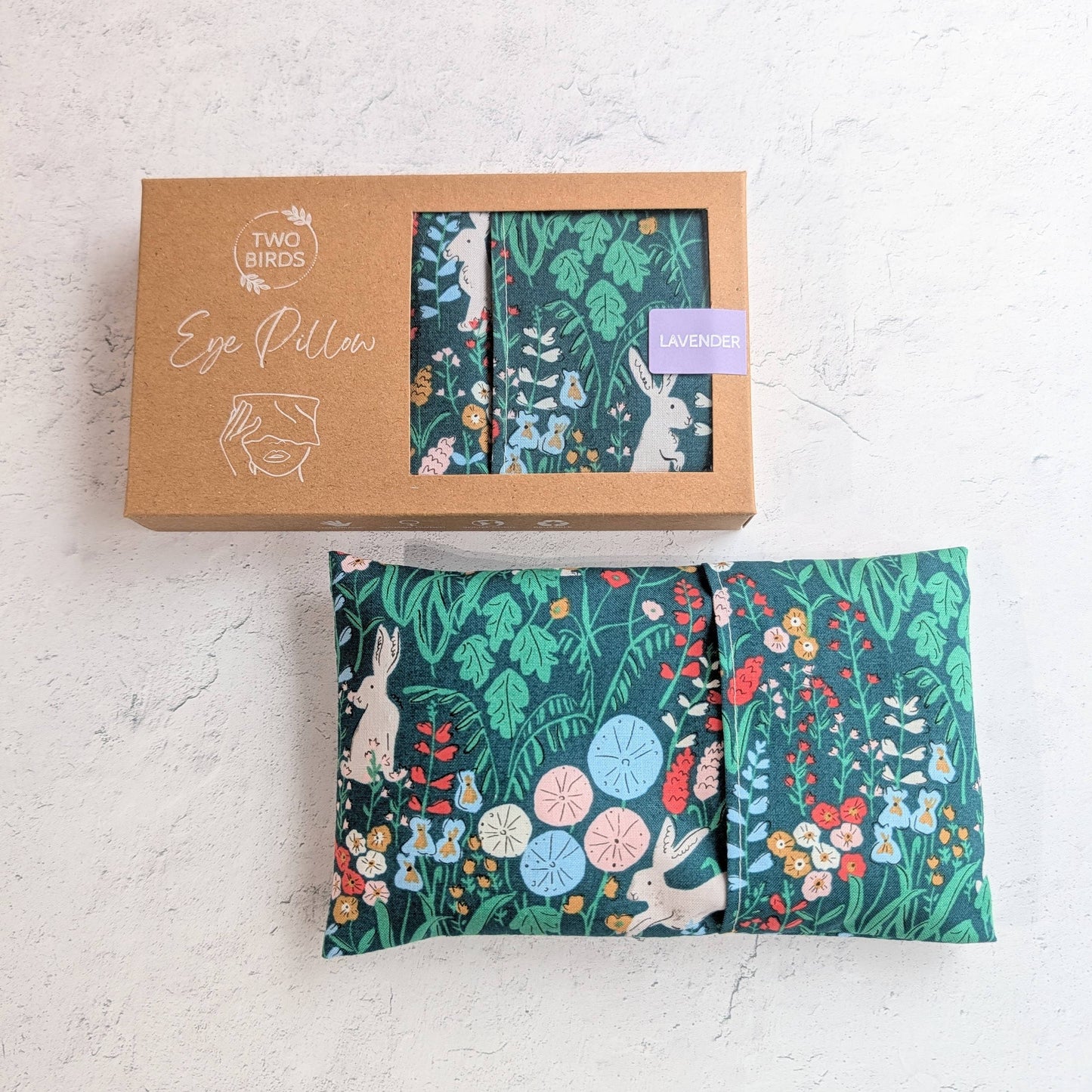 Weighted Aromatherapy Eye Pillow - Rabbit Grove: Lavender