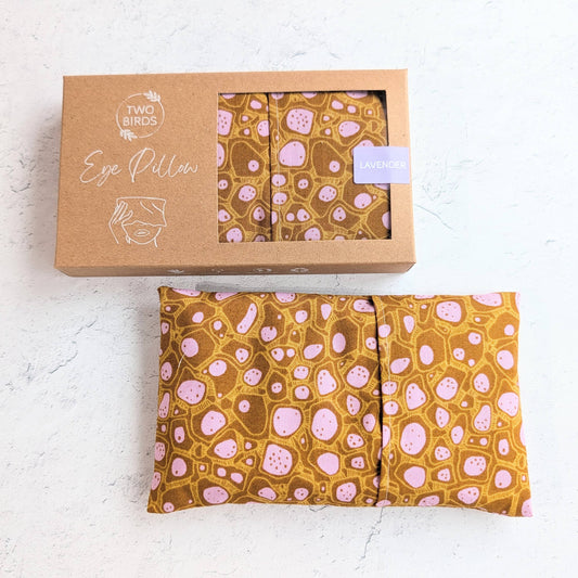 Weighted Aromatherapy Eye Pillow - Look Close: Yellow / Lavender