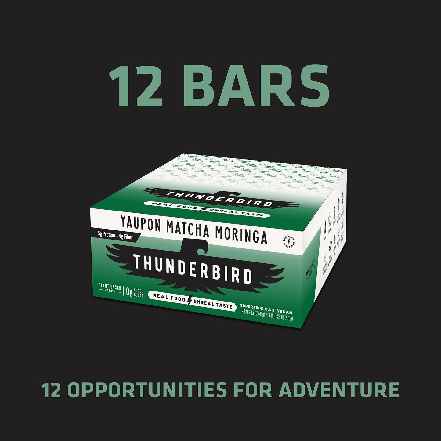 Yaupon Matcha Moringa - Box of 12 Bars