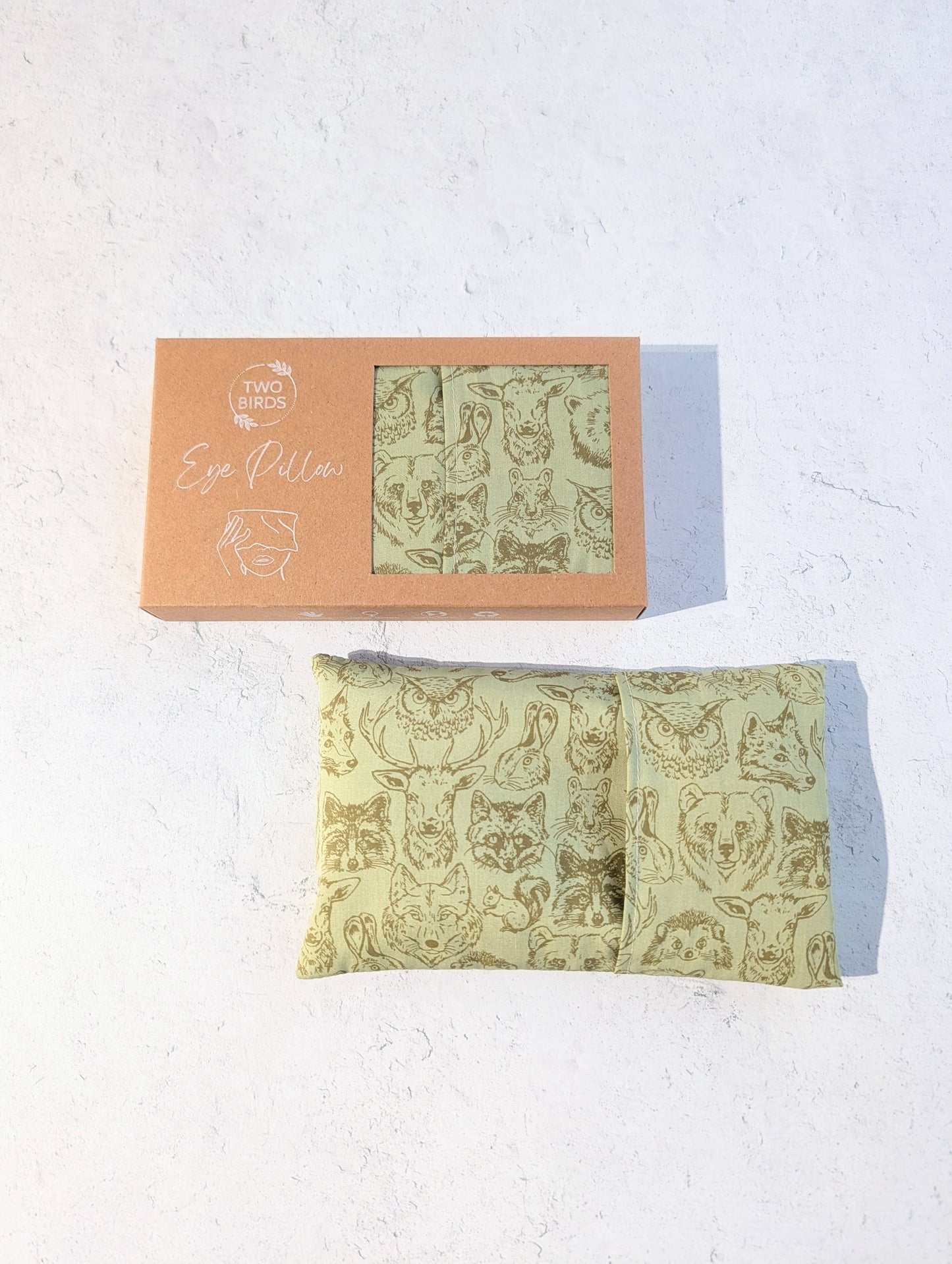 Weighted Aromatherapy Eye Pillow - Wildlife Buddies: Lavender