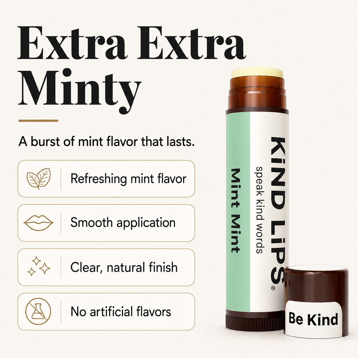 Lip Balm | Mint Mint | Organic | 10-Pack Refill