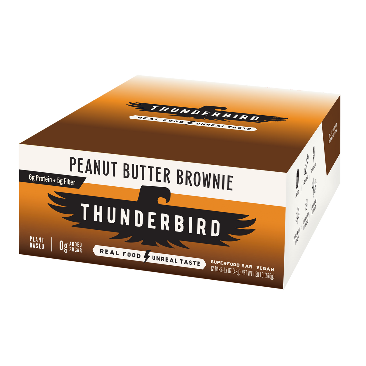 Peanut Butter Brownie - Box of 12 Bars: 12 Pack