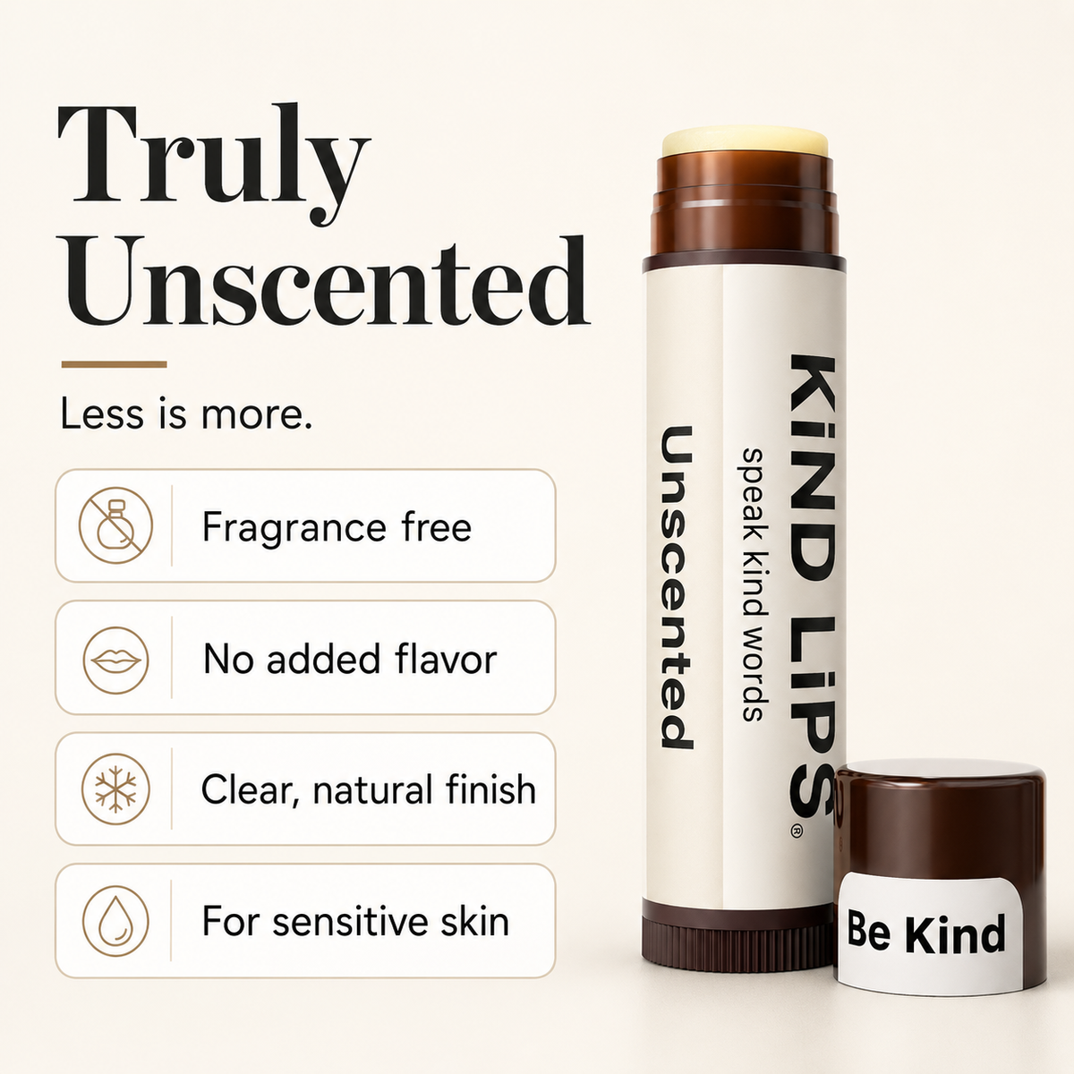 Lip Balm | Unscented | Organic | 10-Pack Refill