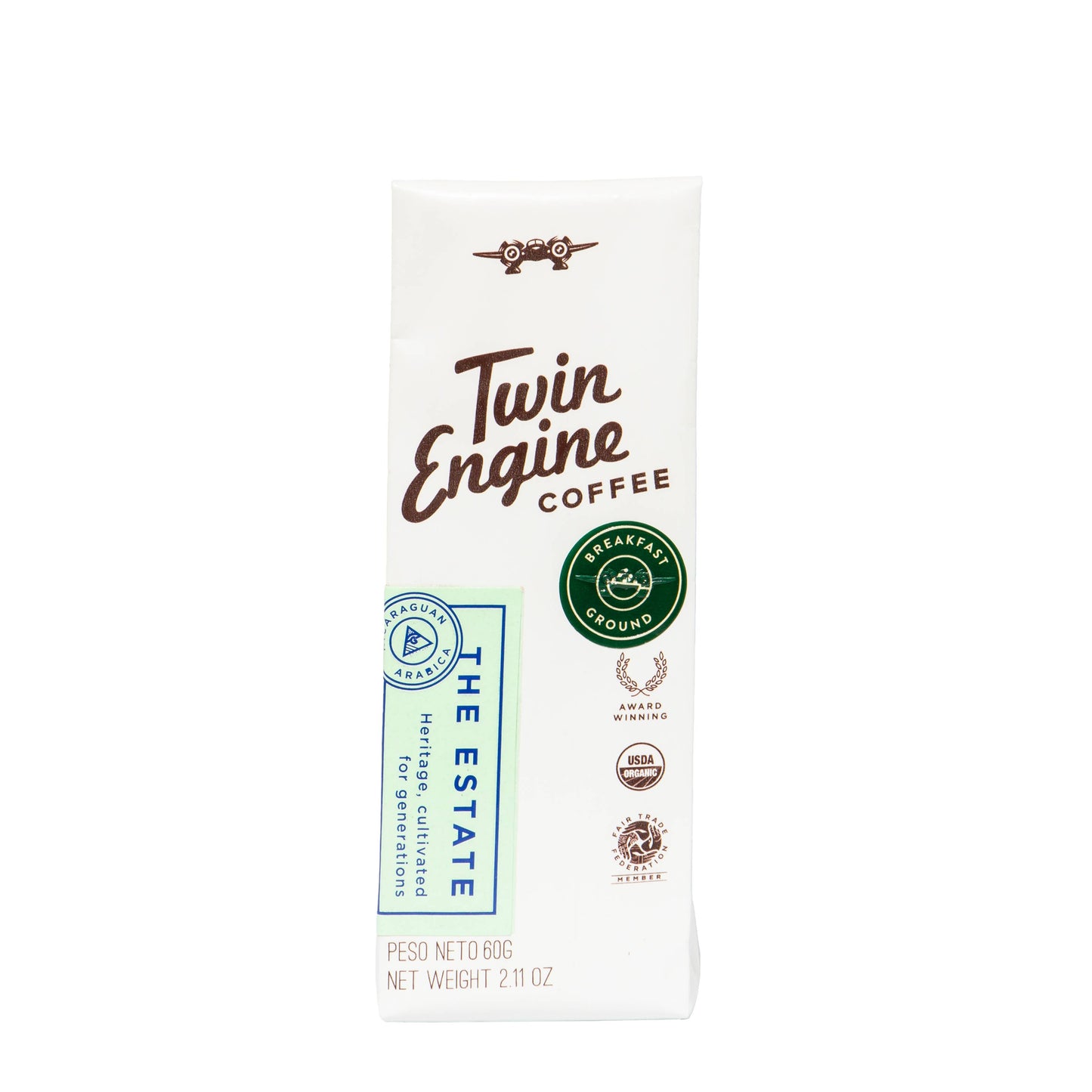 Traveler 1-Pot Organic Specialty Fair Coffee / The Estate: Breakfast Roast