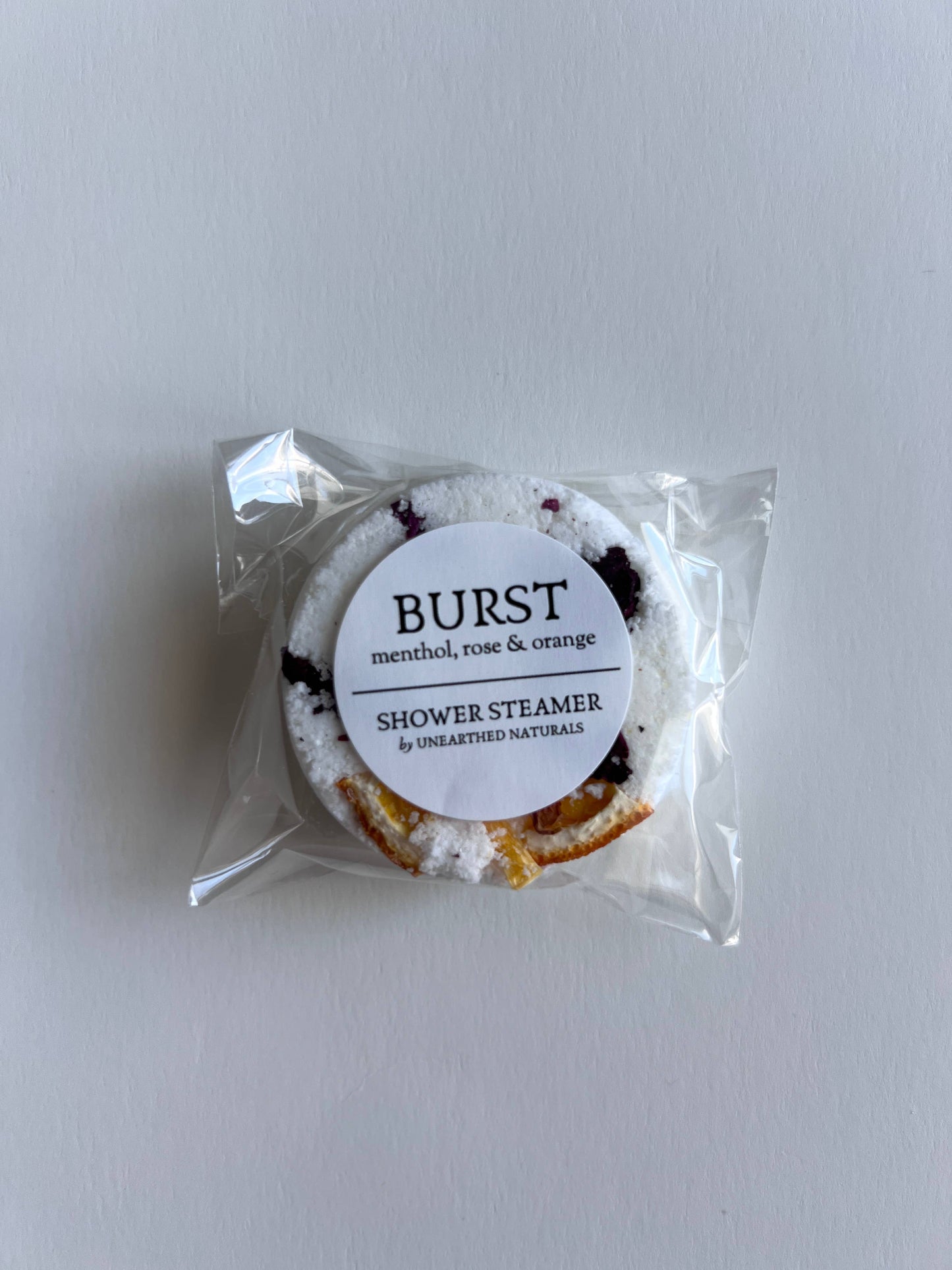 Burst - Menthol, Rose & Orange Shower Steamers | Invigorate