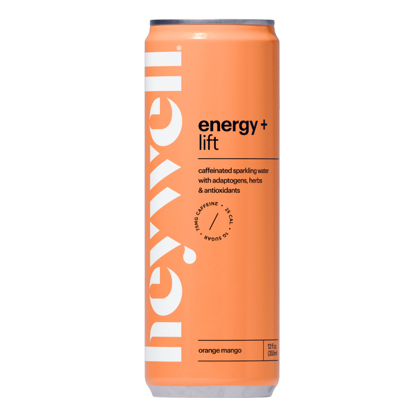 Heywell energy + lift sparkling orange mango - 12 pk cans