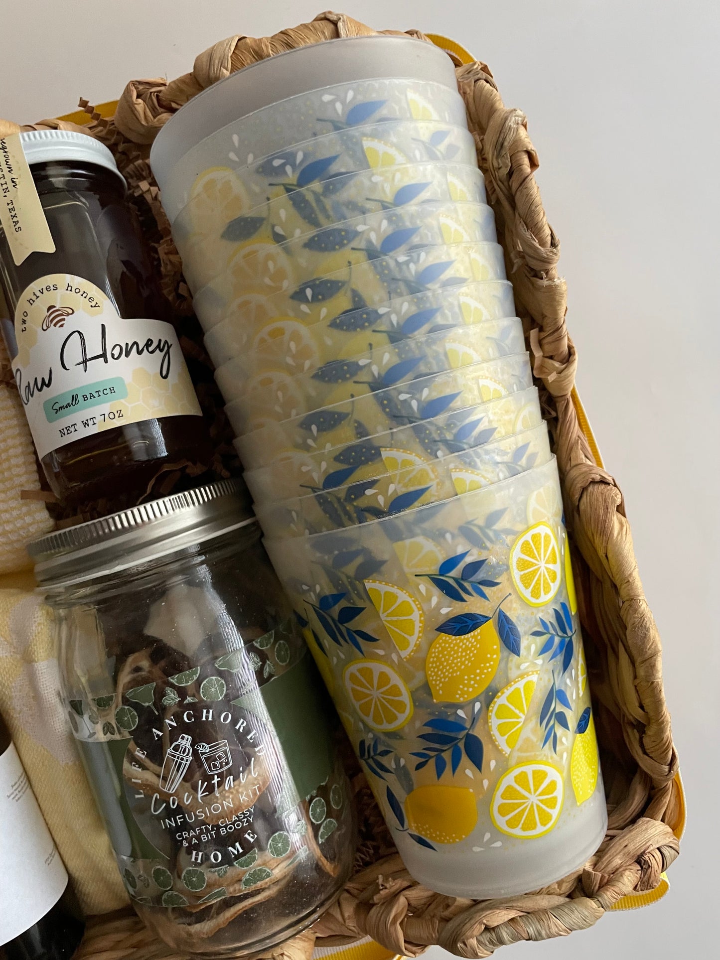 Italian Limoncello Summer Gift Basket | Citrus Hostess & Client Gift