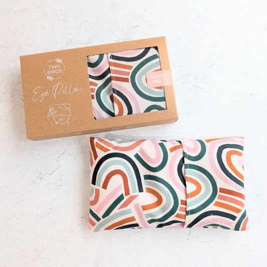 Weighted Aromatherapy Eye Pillow - Mod Rainbow: Lavender