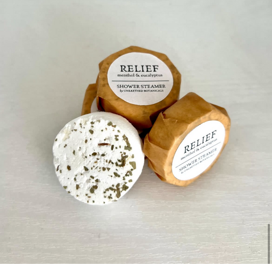 Relief Shower Steamers – Eucalyptus & Menthol for Sinus Support
