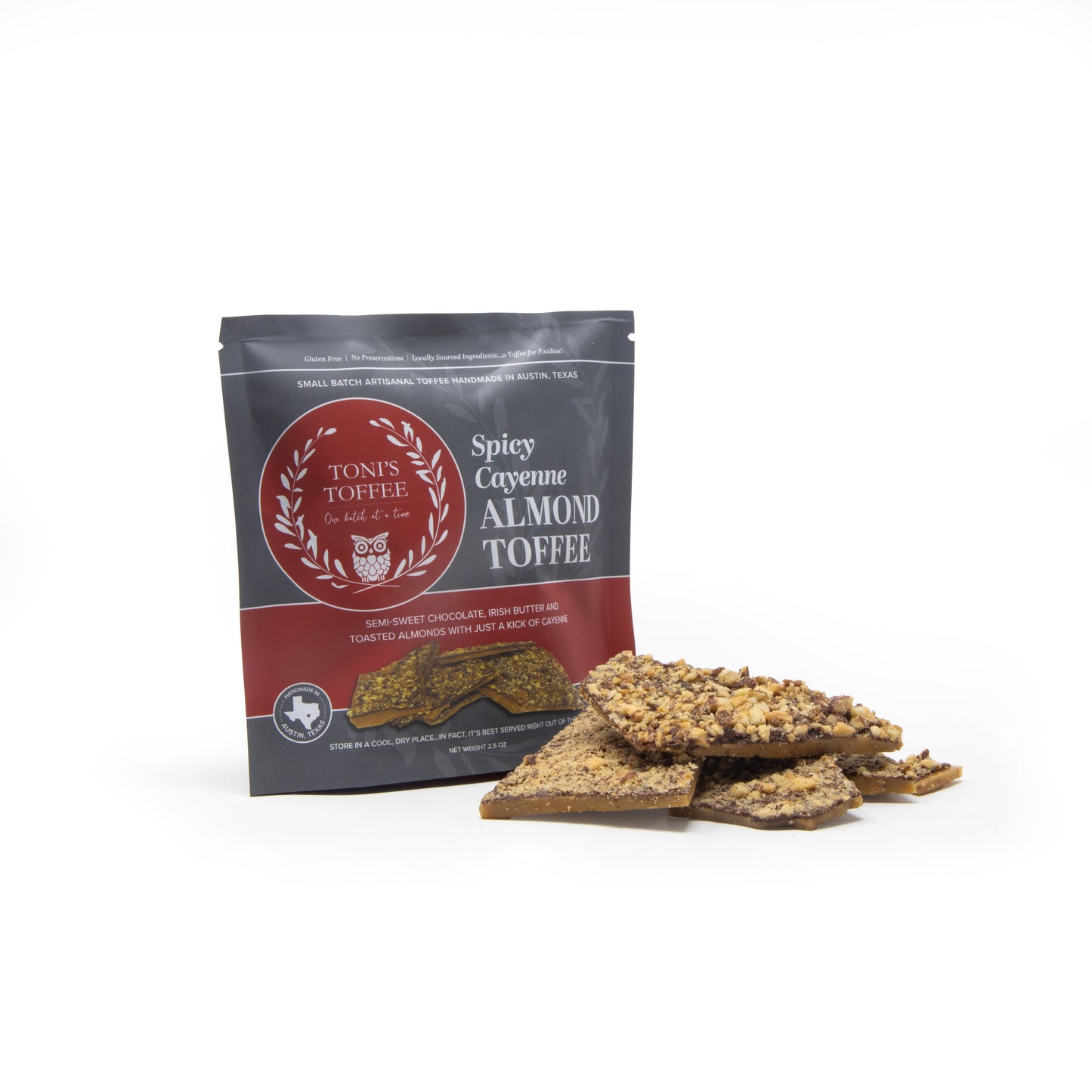 Gourmet Artisan Toffee | Almond, Coffee & Sea Salt Flavors