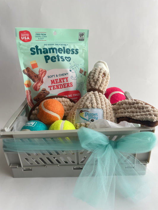 Paws & Play Dog Gift Crate | Luxury Pet Closing Gift for Dog Lovers