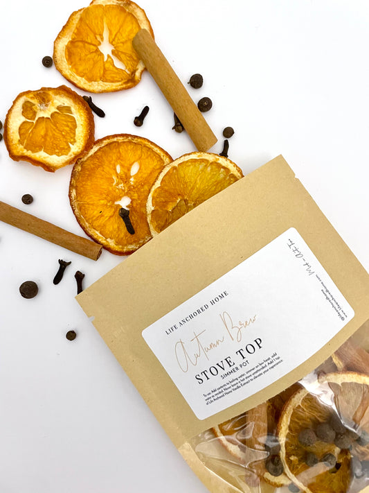 Autumn Brew Simmer Pot Stove Top Potpourri All Natural Gift