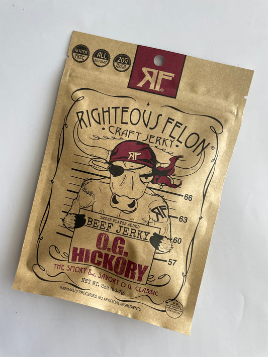 OG Hickory Beef Jerky 2oz
