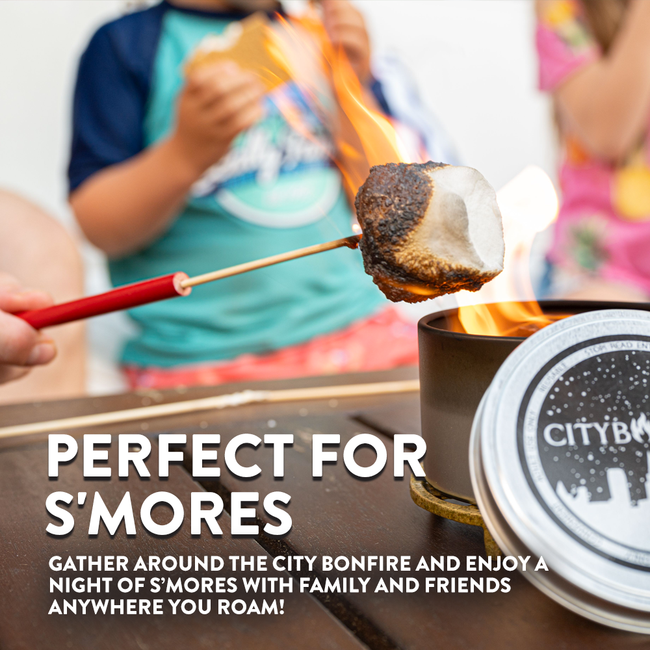 City Bonfire Mini Smokeless Tabletop Portable Fire Pit