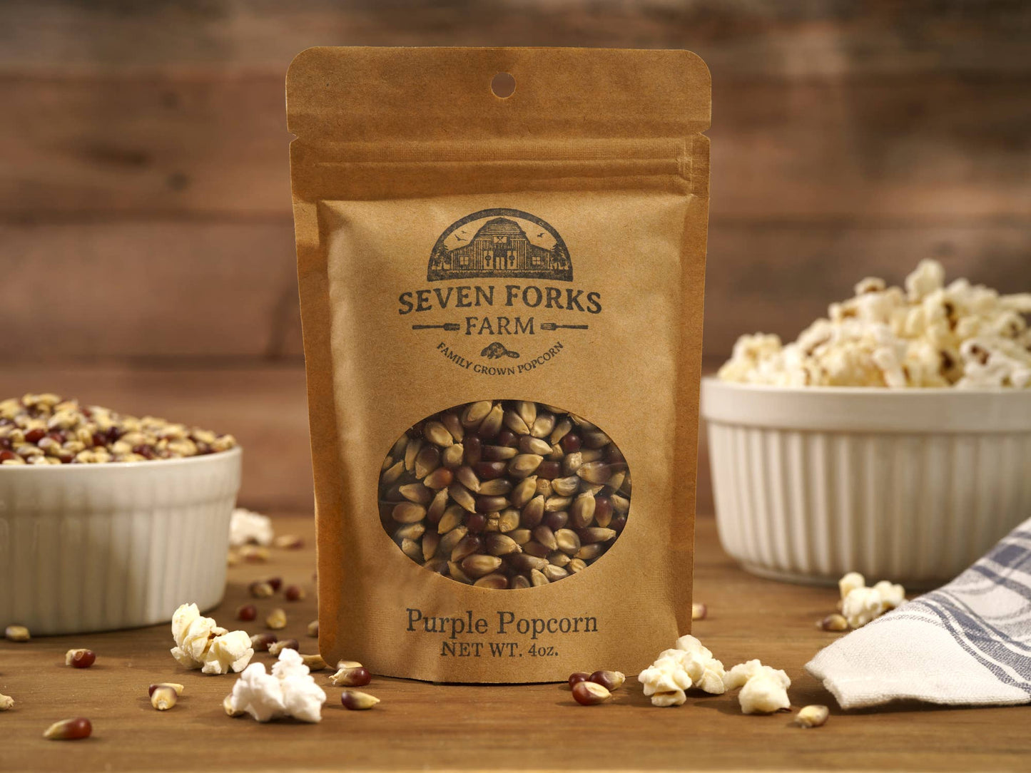 Variety Pack 4oz. bags of Family Grown Popcorn