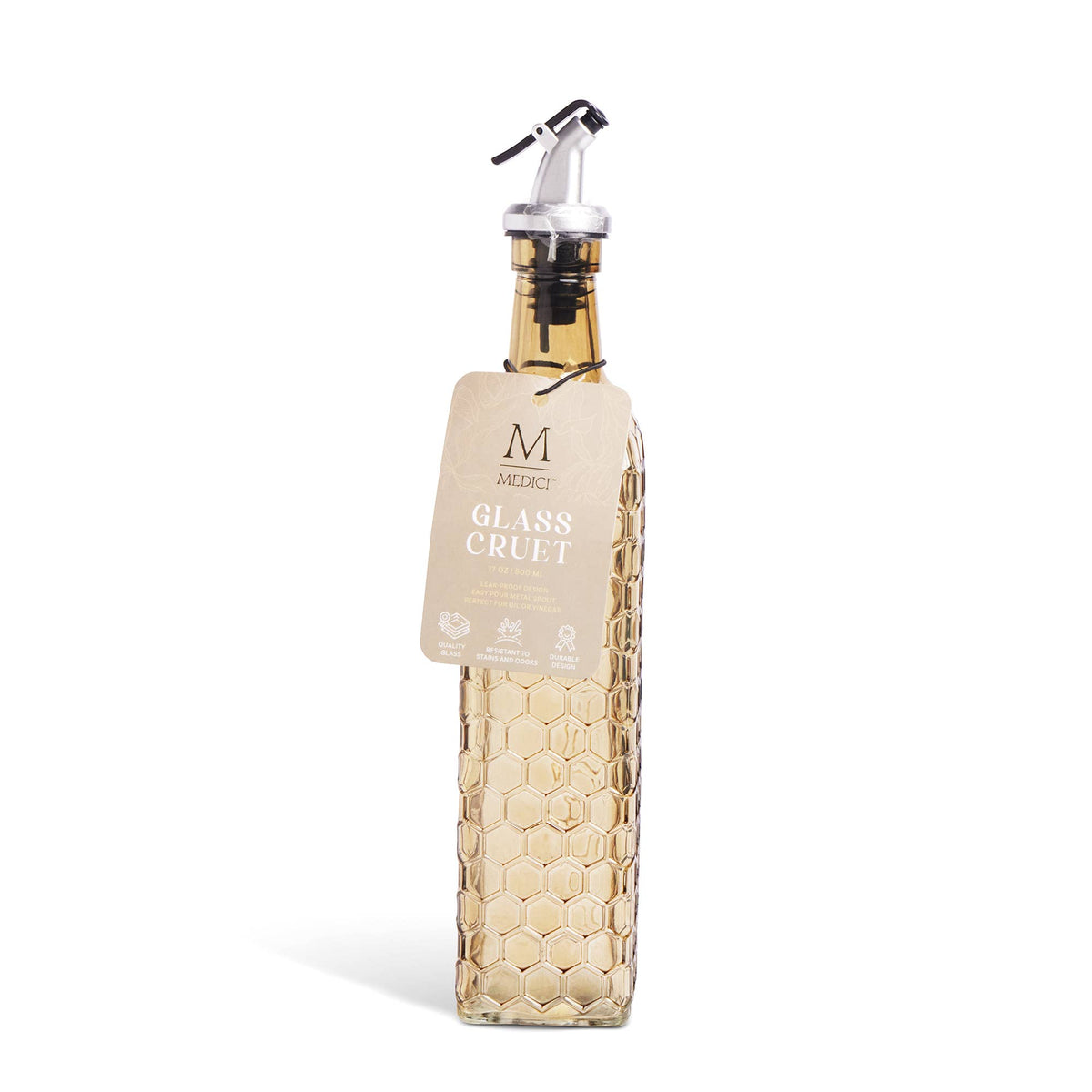 500ml Honeycomb Glass Cruet - Dune