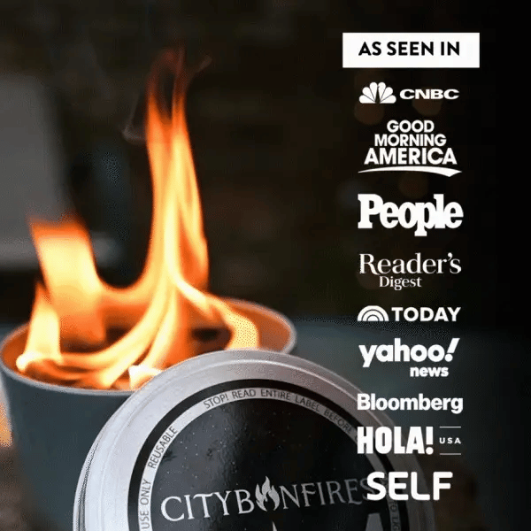 City Bonfire Mini Smokeless Tabletop Portable Fire Pit