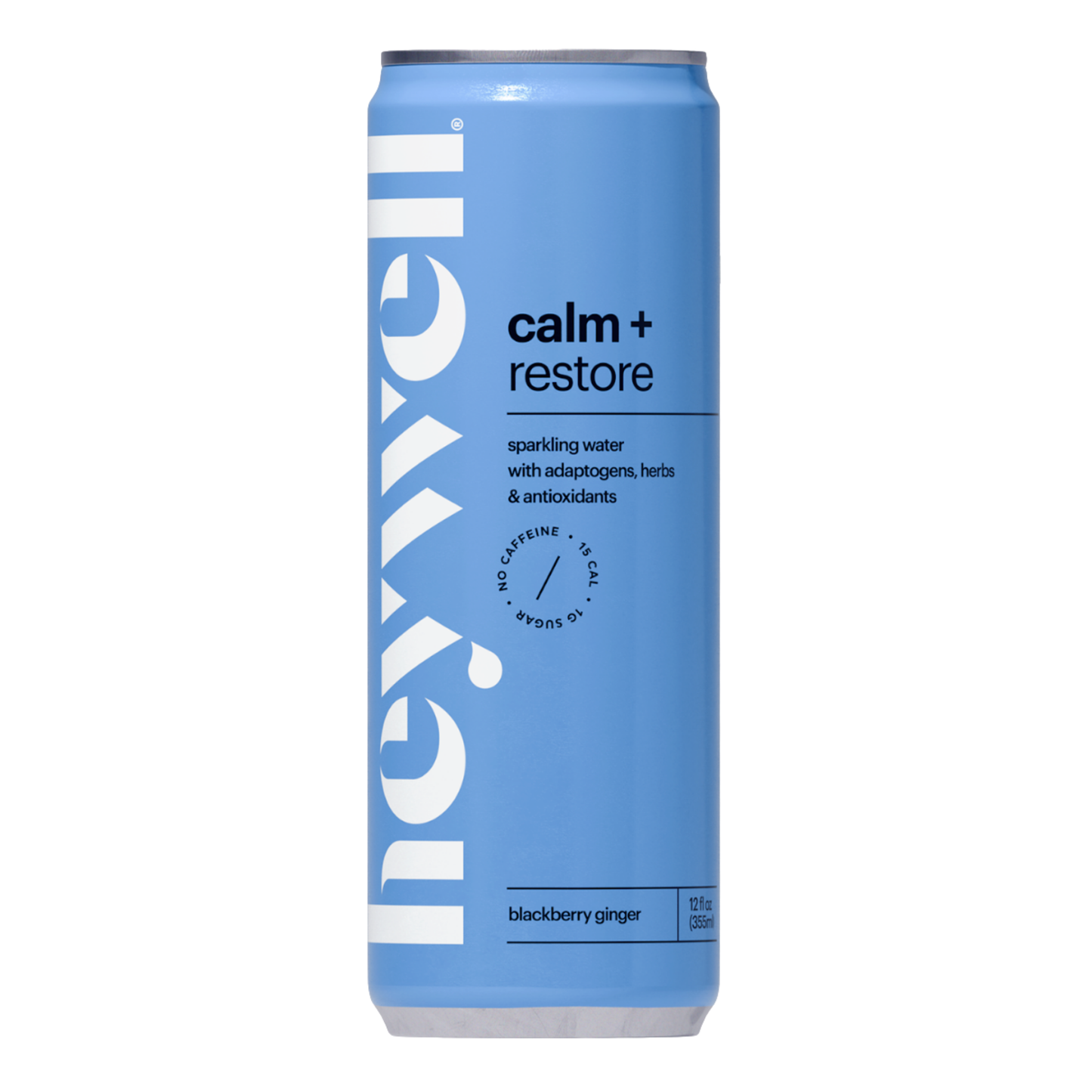 Heywell calm + restore sparkling blackberry ginger - 12 pack