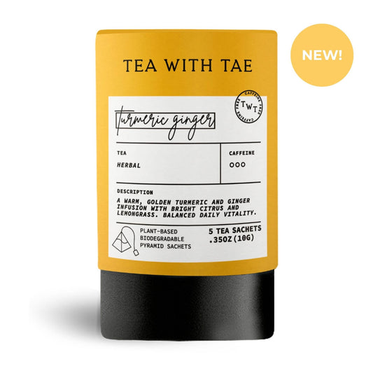 Turmeric Ginger Mini Tea Tube (5 tea bags)
