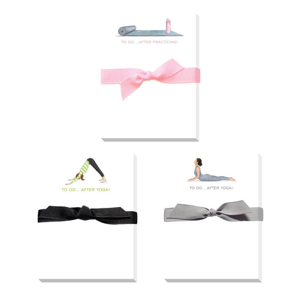 TO DO AFTER YOGA MINI NOTEPAD: YOGA MAT
