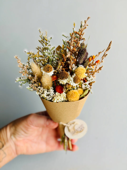 Baby Bouquet | Autumn Edit. - a small dried flower bouquet