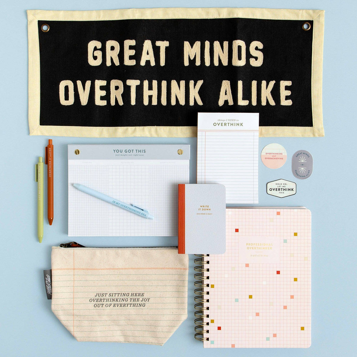 The Overthinker Pen Set