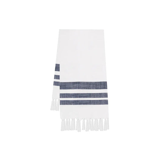 Morgan Striped Kitchen Towel: Indigo