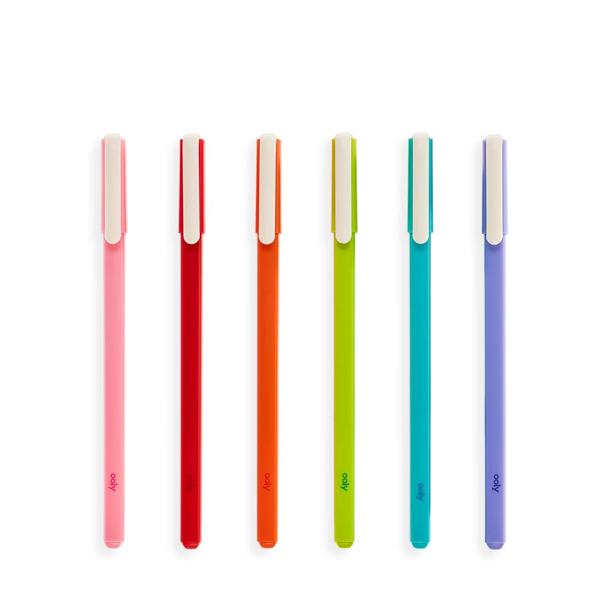 Fine Line Colored Gel Pens - Set of 6