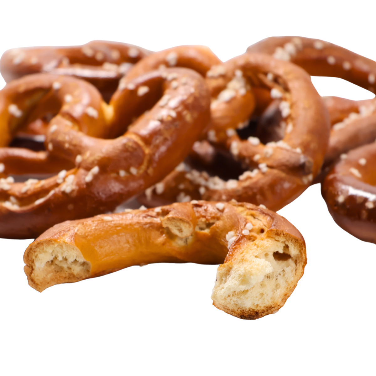 Handmade Sourdough Pretzels, Salted - 8oz Bags: Salted