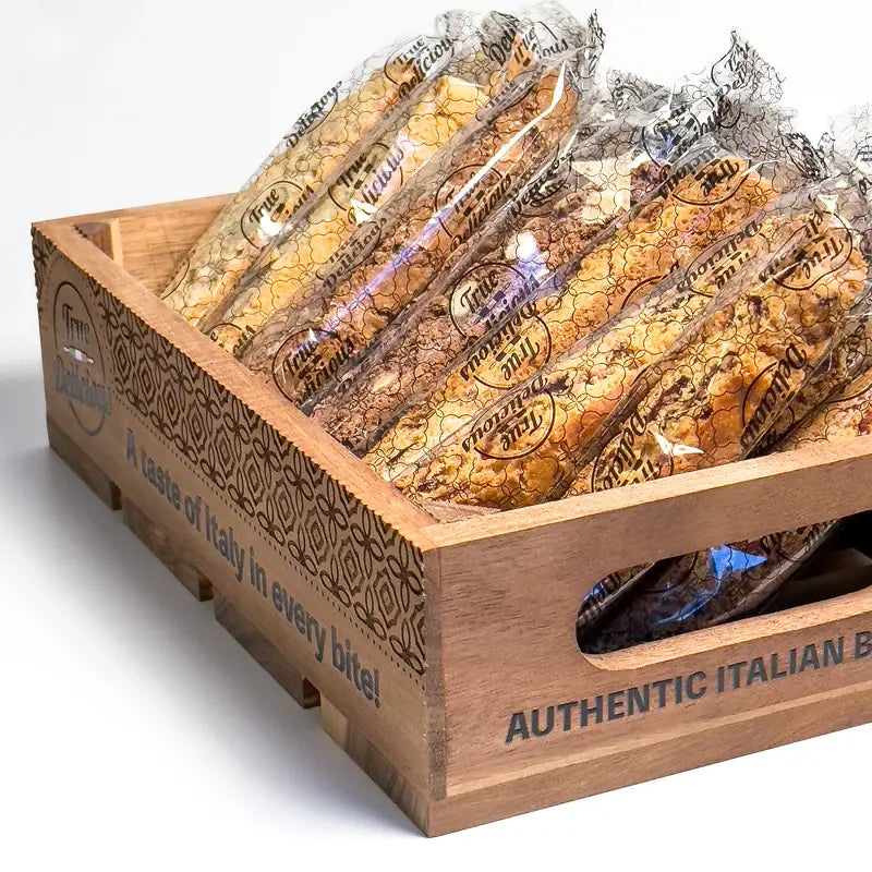 Authentic Italian Biscotti - Individually Wrapped - 5" long: Assorted (4-5 random flavors based on Availability)