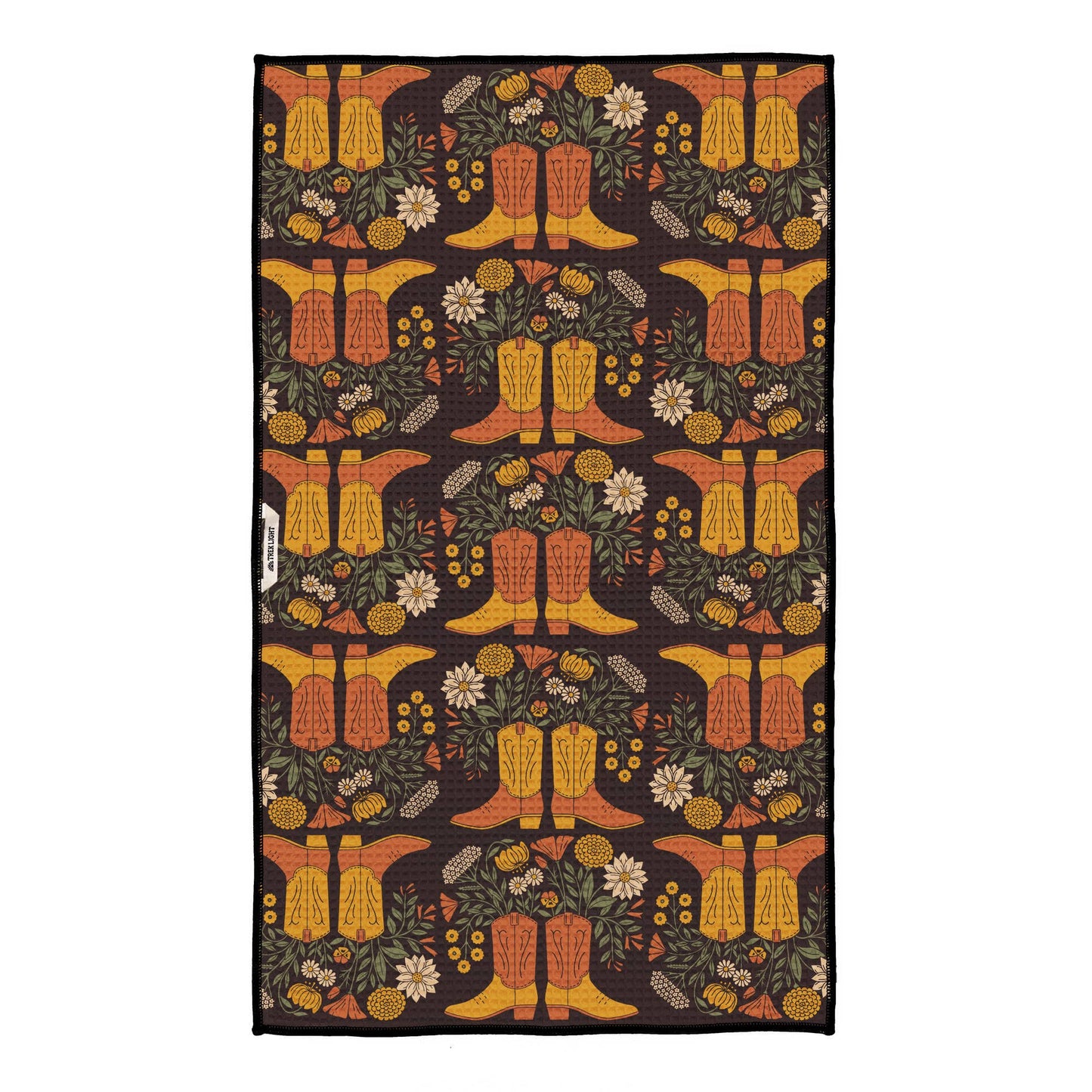 Kitchen Tea Towel Quick Dry | Western Bloom Boots & Flowers