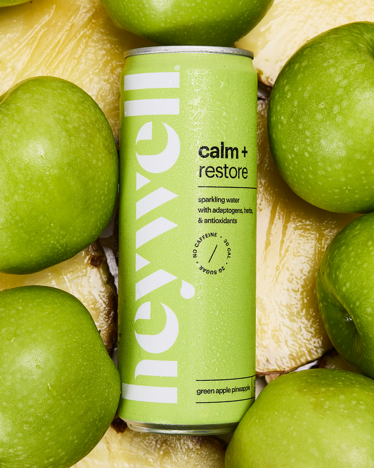 Calm + Restore Green Apple Pineapple - 12 pack 12 oz cans: 12-pack